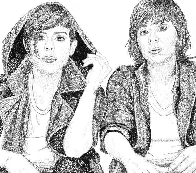 Tegan and Sara artwork for sale in Canada