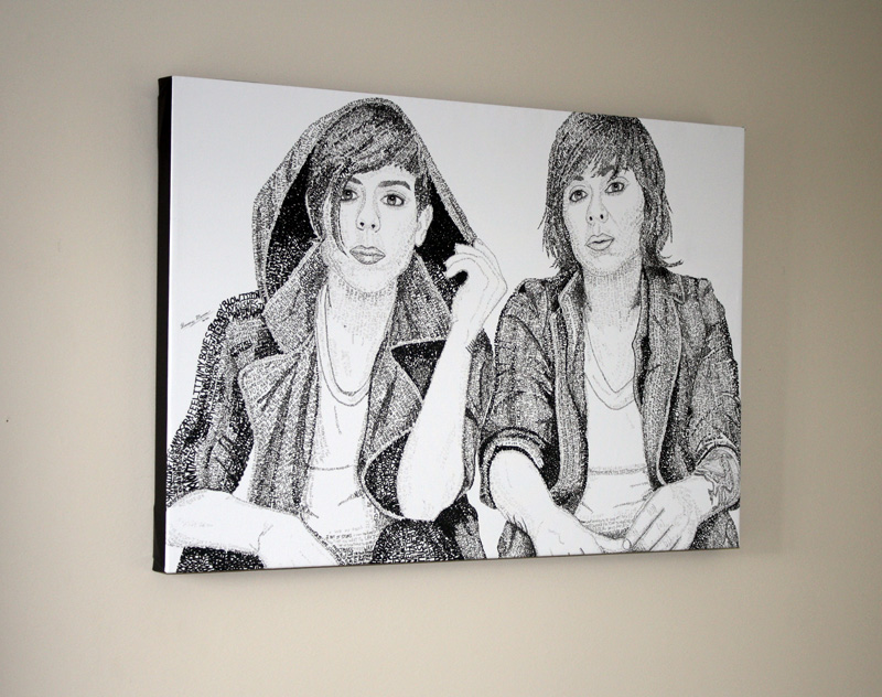 Tegan and Sara artwork for sale in Canada